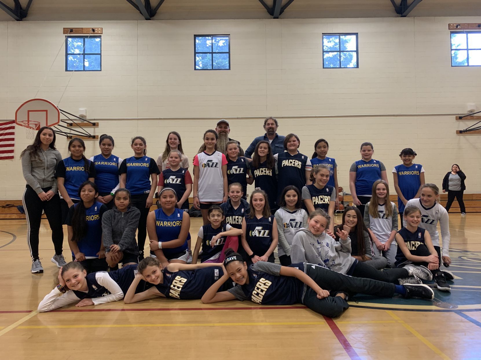 U12 Upvalley girls basketball
